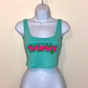 Women’s Barbie/Urban Outfitters Exclusive Collaboration Butterfly Cropped Tank